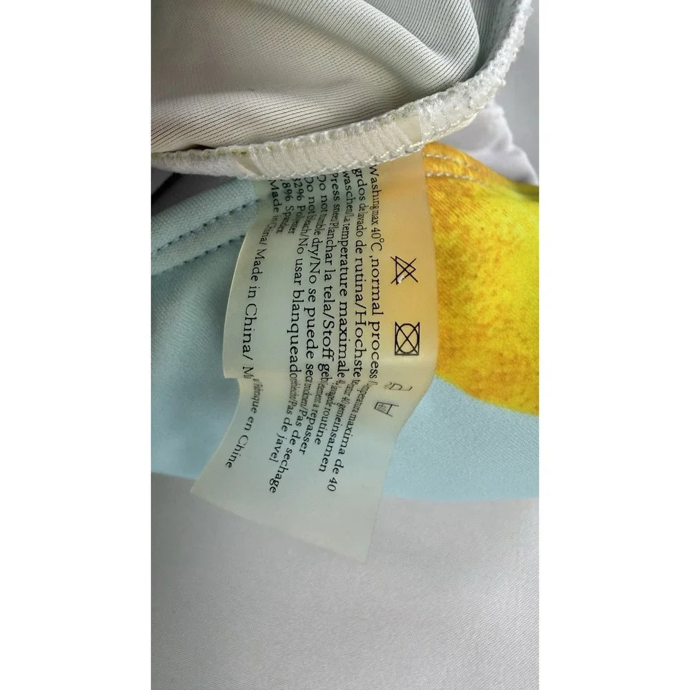 Marinavida Lemon Women' M One Piece Swimsuit‎ Crisscross Strap